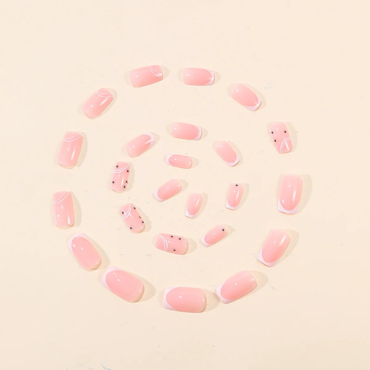 Nail Art Set French Tip Accents Complete Kit