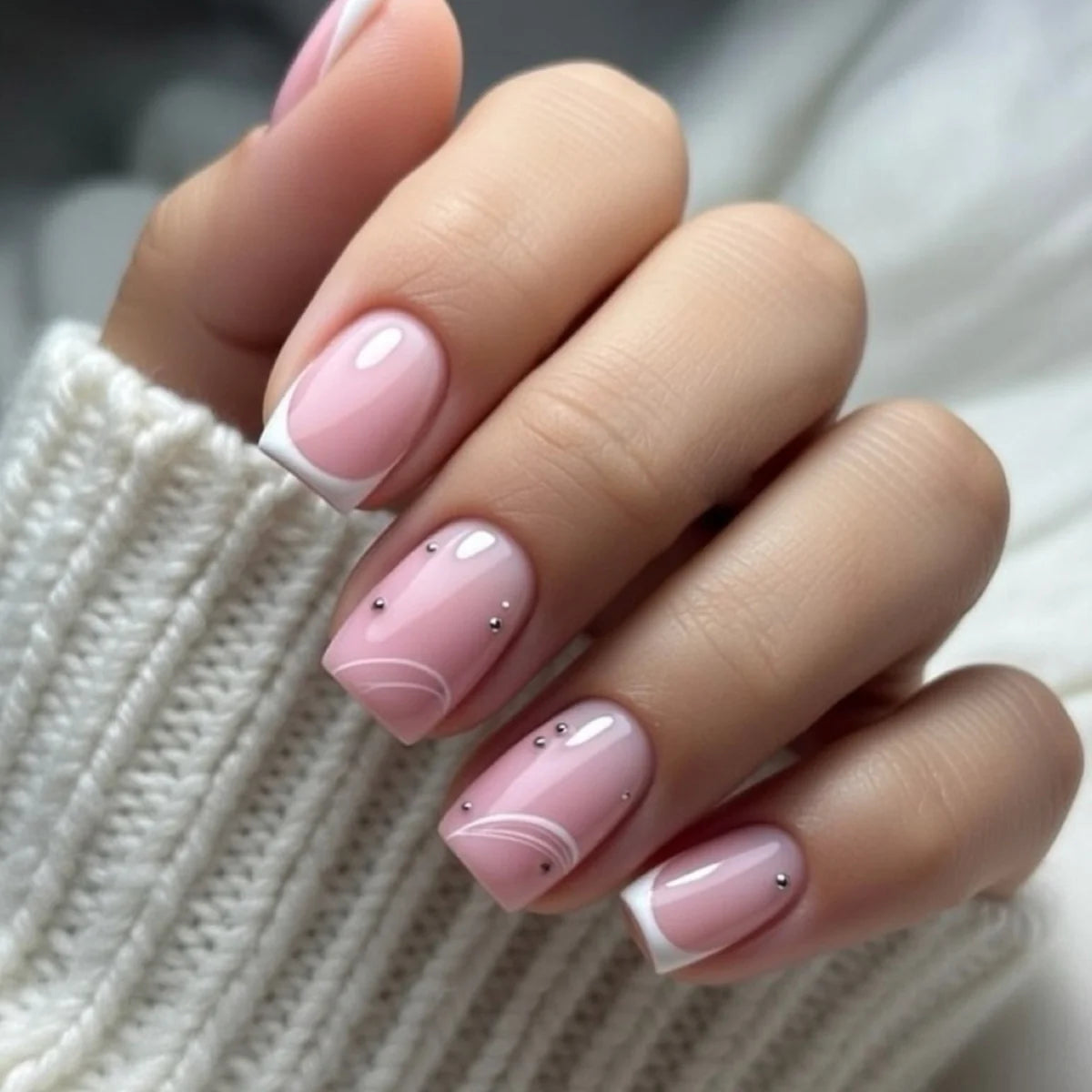 Nail Art Set French Tip Accents Complete Kit