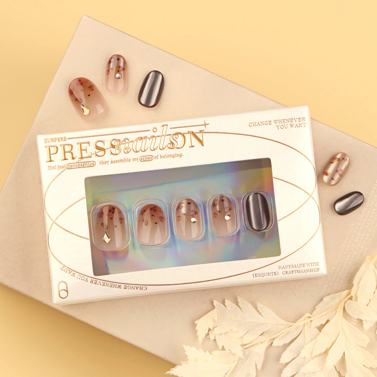 Nail Art Set Glitter Accents & Easy Application