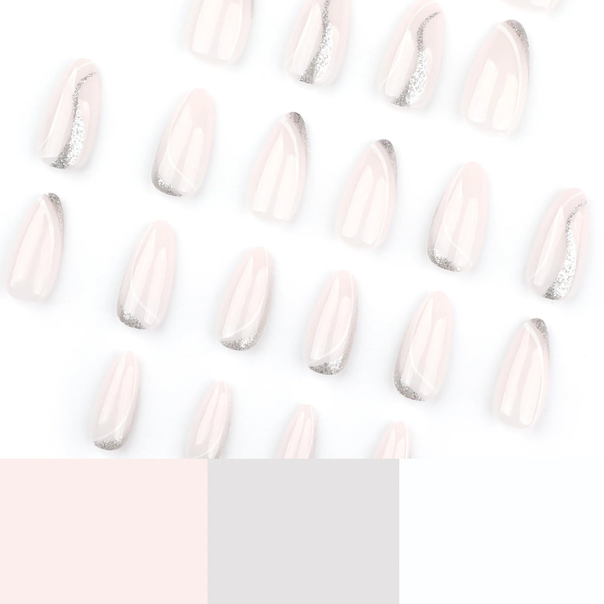 Nail Art Set Glitter Accents Skin-Friendly Low Maintenance