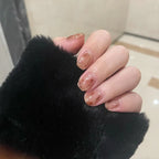 Nail Art Set Glue-On Glossy Long-Lasting
