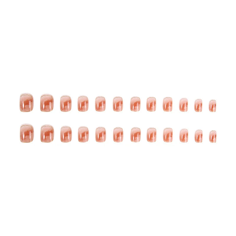 Nail Art Set Glue-On Glossy Long-Lasting