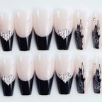 Nail Art Set Glue-On Rhinestones & Bows