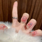 Nail Art Set Glue-On Semi-Permanent Rhinestones
