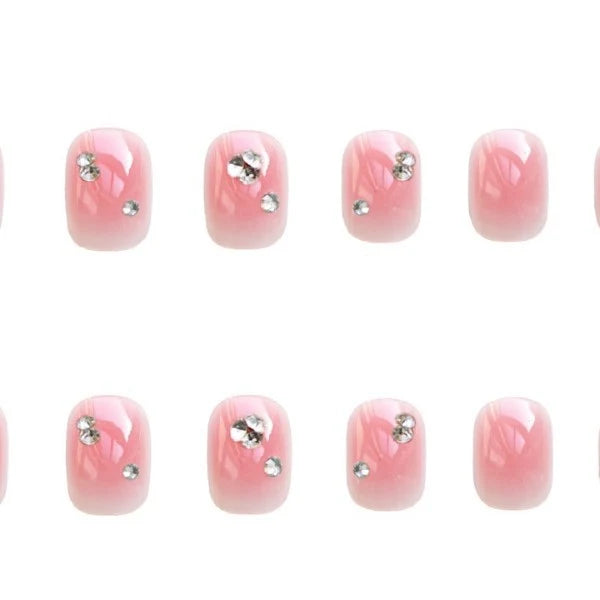 Nail Art Set Glue-On Semi-Permanent Rhinestones