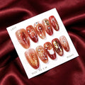 Nail Art Set Gold Accents Multiple Sizes