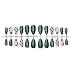 Nail Art Set Green Glitter Striping Tape & Gems