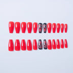 Nail Art Set Hand-Painted Rose Easy Application & Chip-Resistant