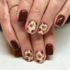 Nail Art Set Handcrafted Floral Long-Lasting Shine