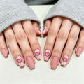 Nail Art Set Heart & Polka Dot 24 Piece