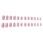 Nail Art Set Heart & Polka Dot 24 Piece