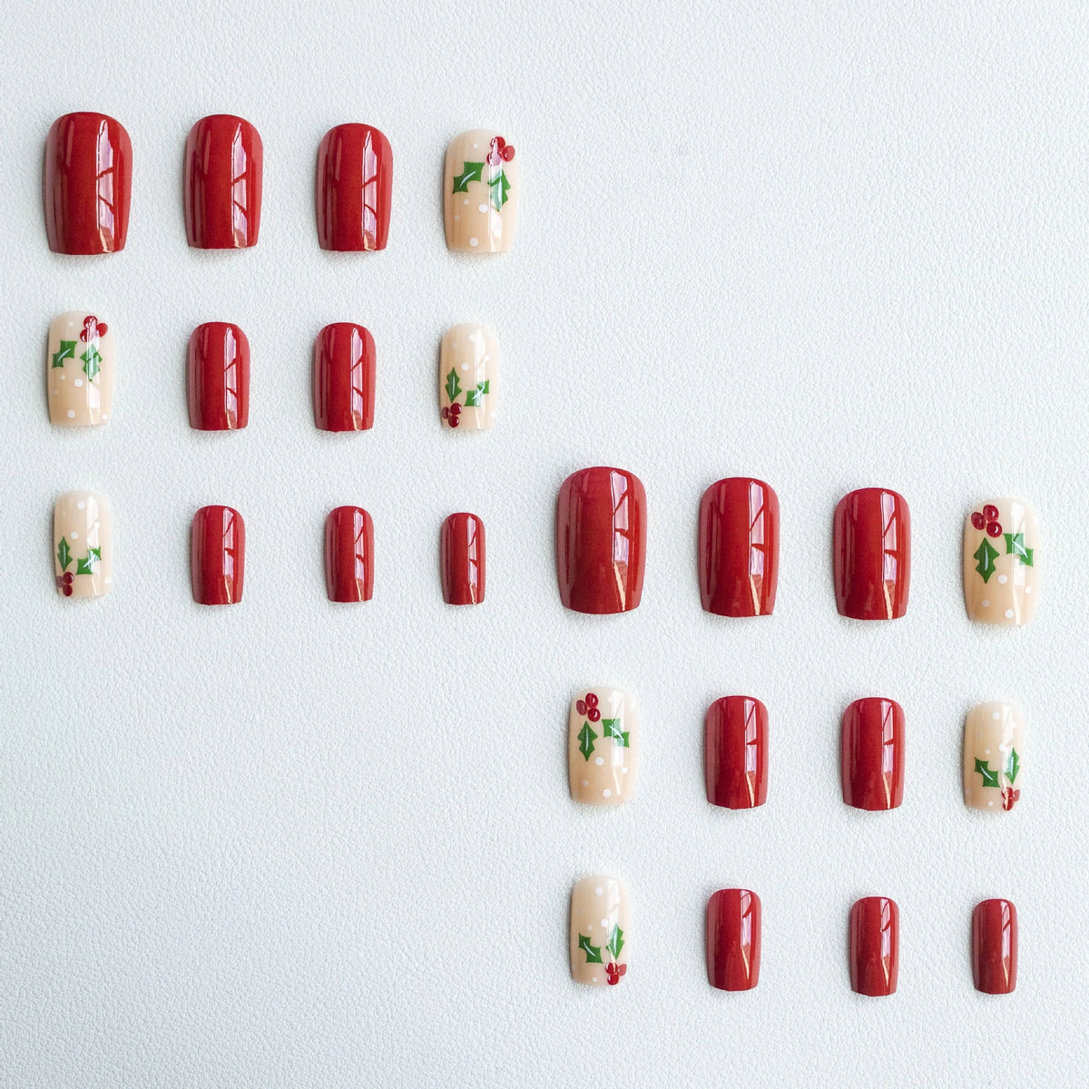 Nail Art Set Holiday Floral Designs Easy Application