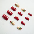 Nail Art Set Holiday Floral Designs Easy Application