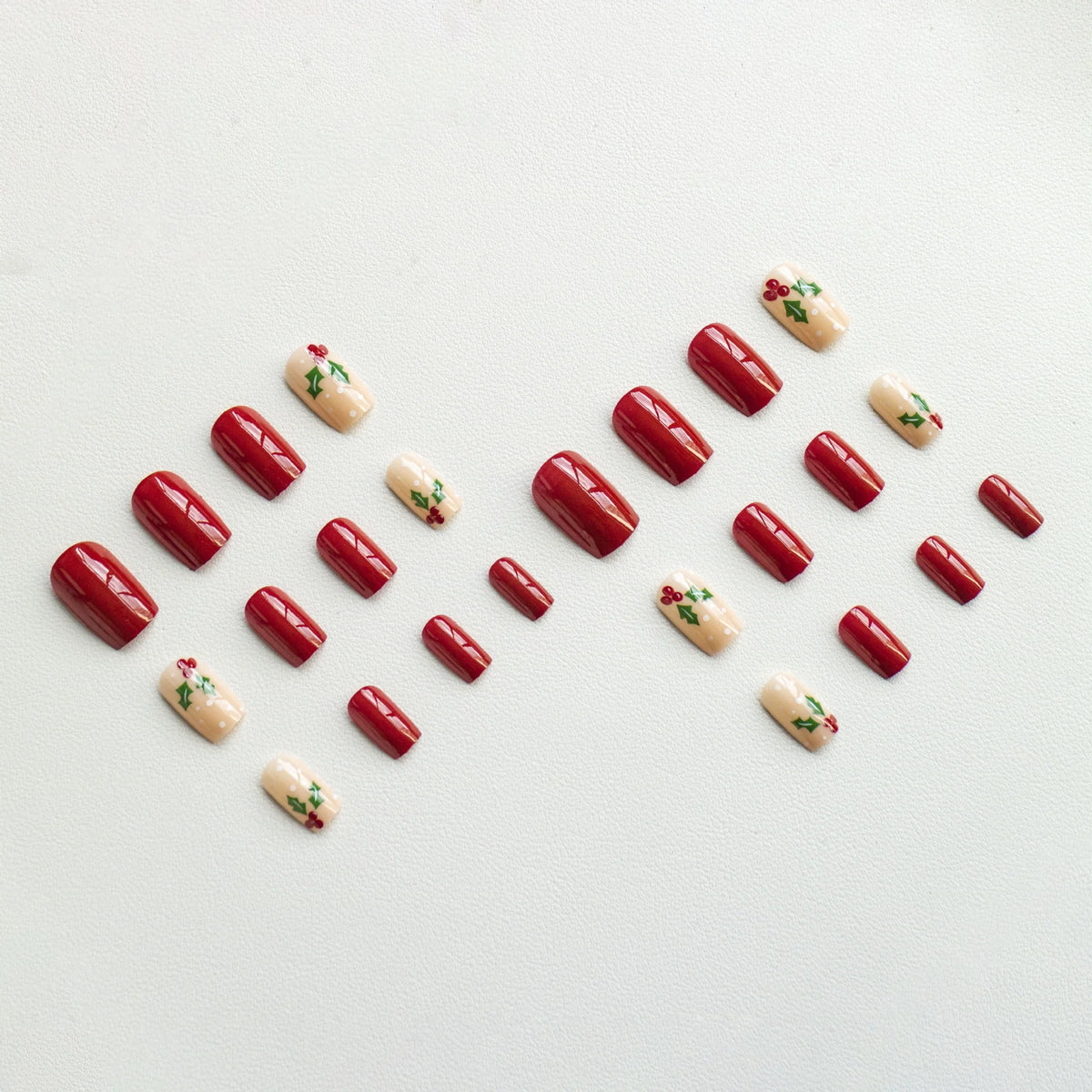 Nail Art Set Holiday Floral Designs Easy Application