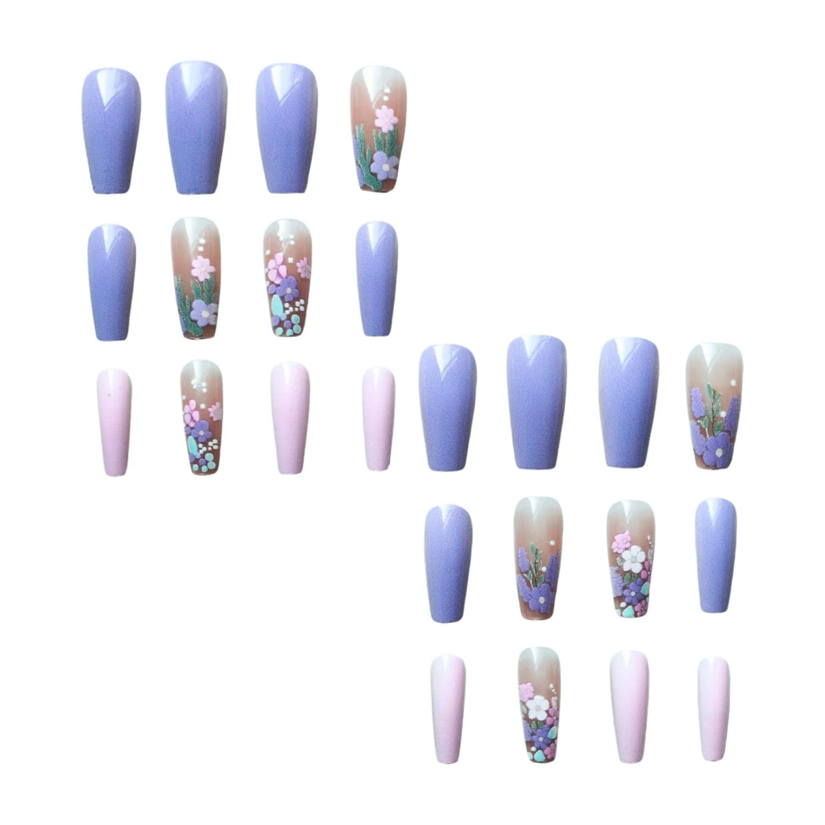 Nail Art Set Intricate Floral Decals & Tools Included