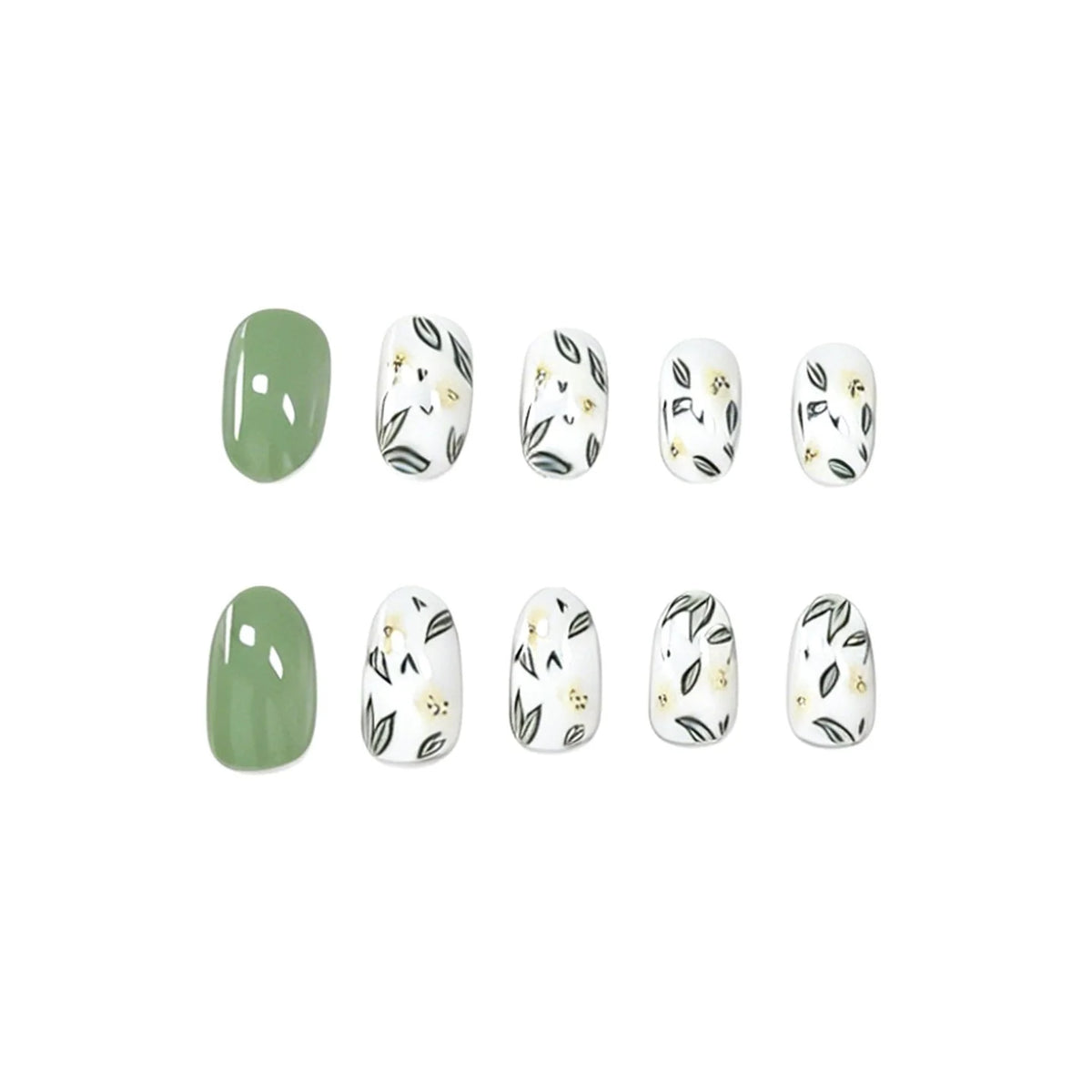 Nail Art Set Intricate Floral Designs Brushes & Stencils