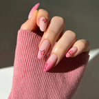 Nail Art Set Intricate Floral Designs Long-Lasting Finish