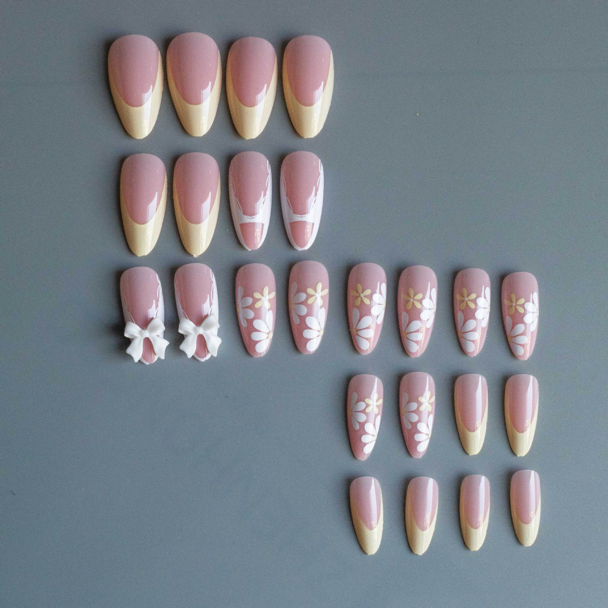 Nail Art Set Intricate Floral Non-Toxic & Long-Lasting