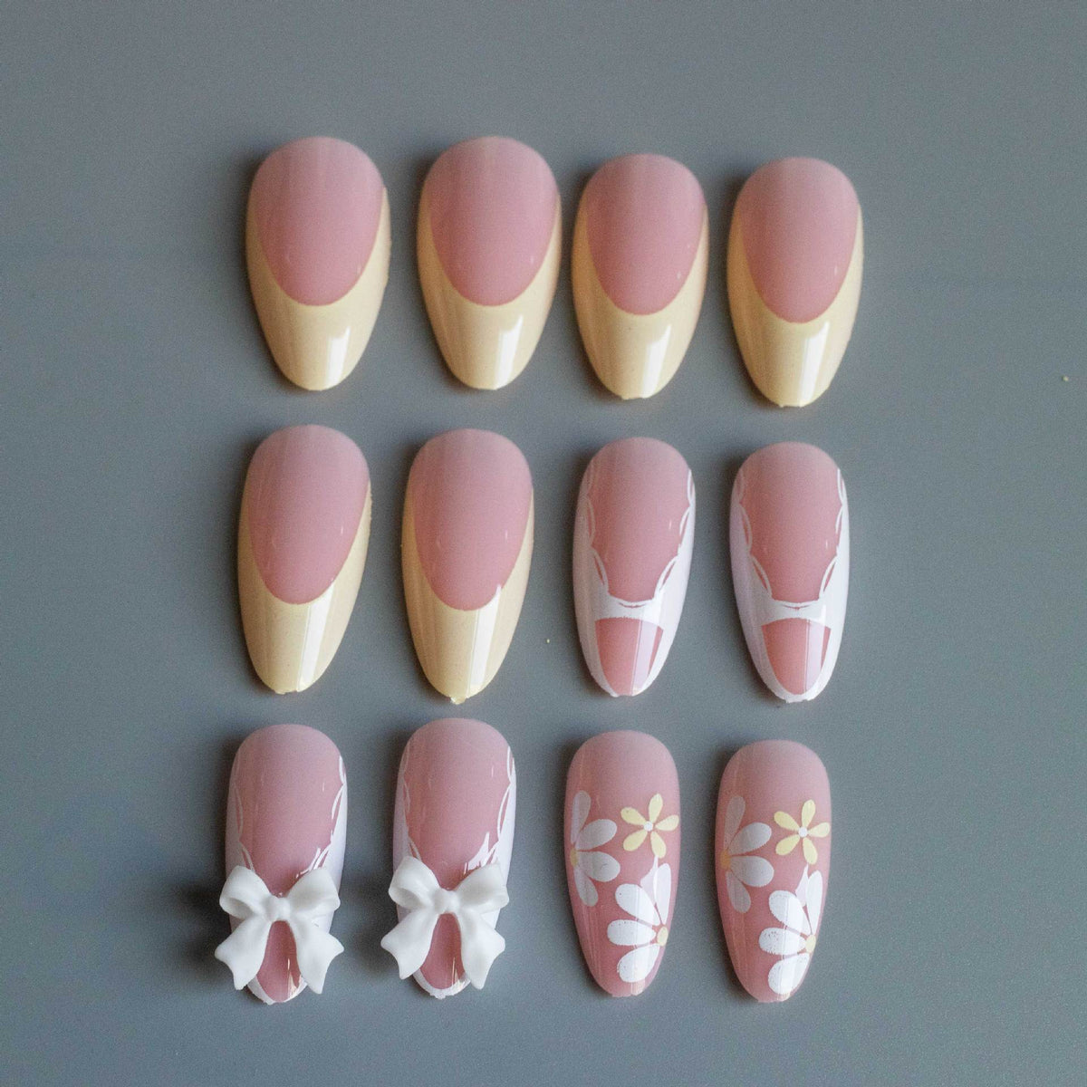 Nail Art Set Intricate Floral Non-Toxic & Long-Lasting