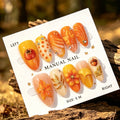 Nail Art Set Intricate Floral & Seasonal Designs Easy-Apply