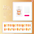 Nail Art Set Intricate Floral & Seasonal Designs Easy-Apply