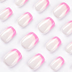 Nail Art Set Long-Lasting French Tip & Modern Accents