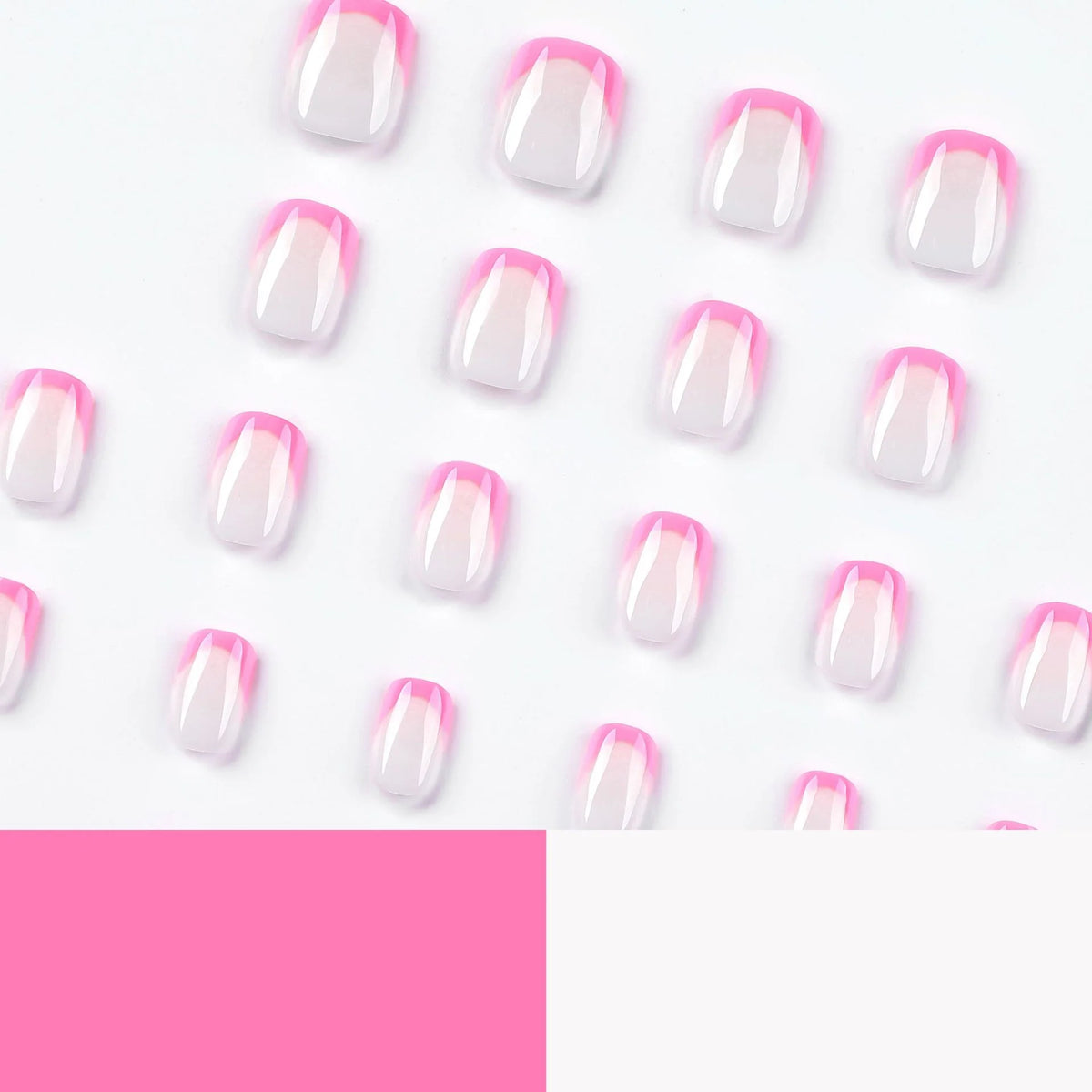 Nail Art Set Long-Lasting French Tip & Modern Accents