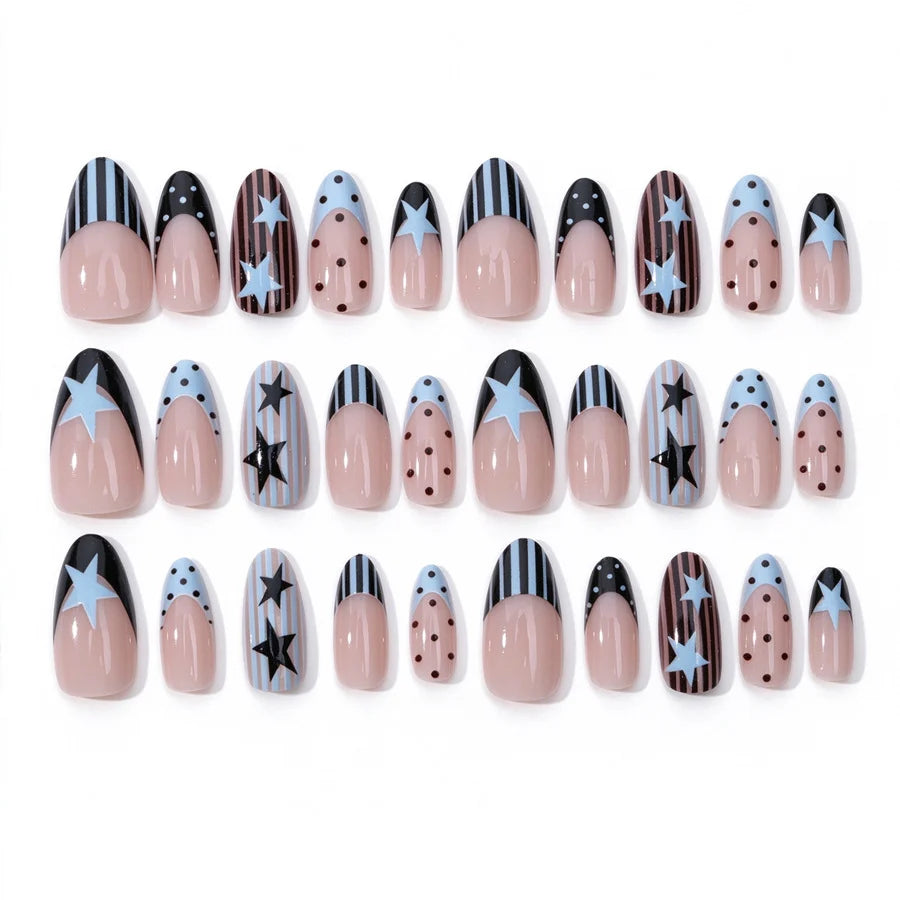 Nail Art Set Long-Lasting Gloss Easy Application & Non-Toxic