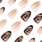 Nail Art Set Mystical Motifs & Gold Accents