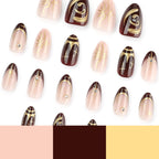 Nail Art Set Mystical Motifs & Gold Accents