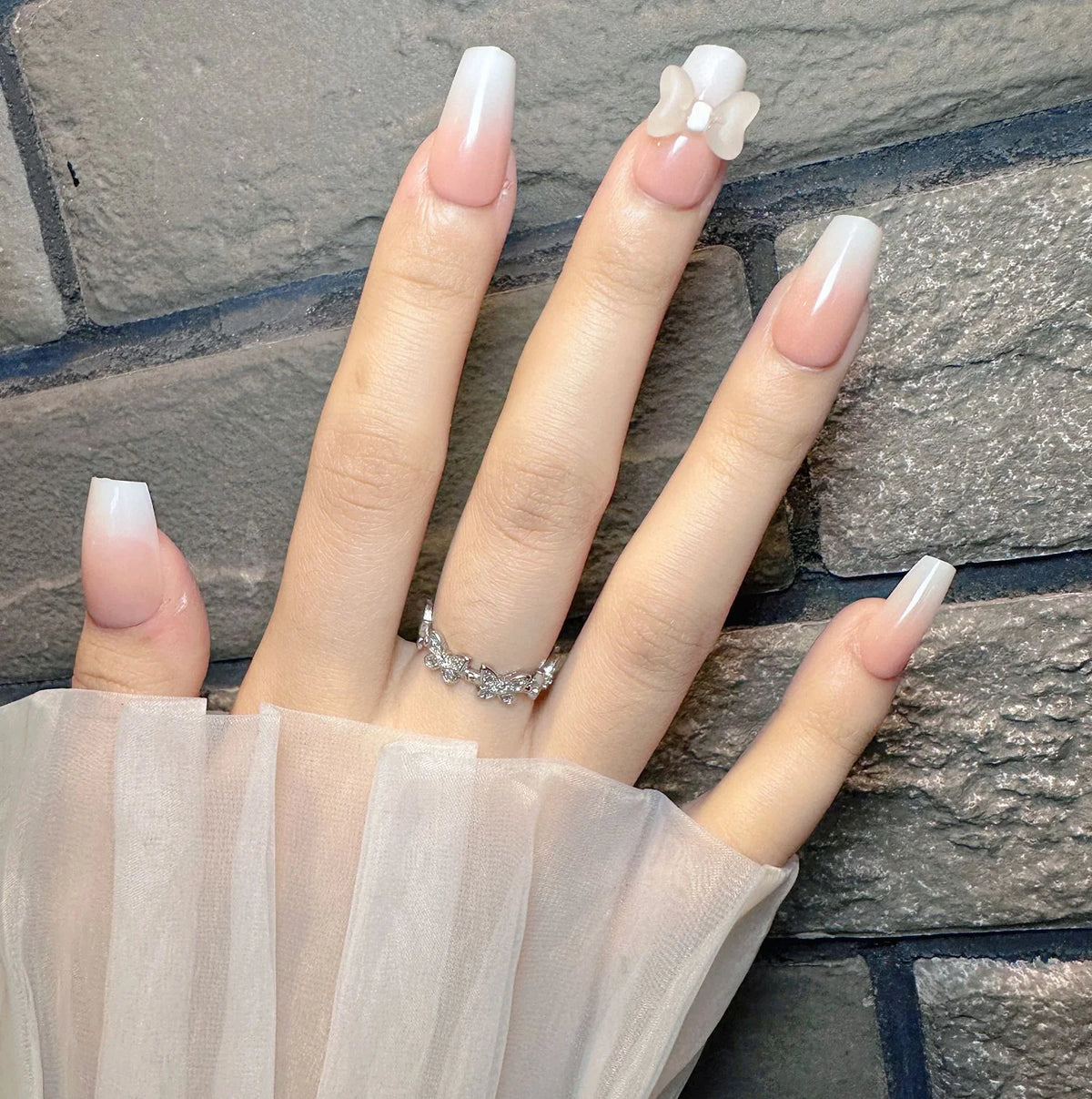 Nail Art Set Ombre & Bow Set of 122