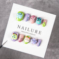 Nail Art Set Playful 3D Press-On Designs