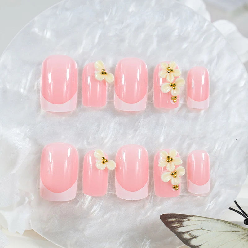 Nail Art Set Press-On Easy Apply & Long-Lasting