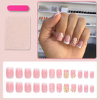 Nail Art Set Press-On Easy Apply & Long-Lasting