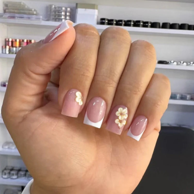 Nail Art Set Press-On Easy Apply & Long-Lasting