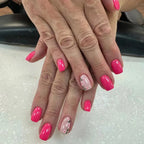 Nail Art Set Quick-Drying Polishes & Floral Stickers