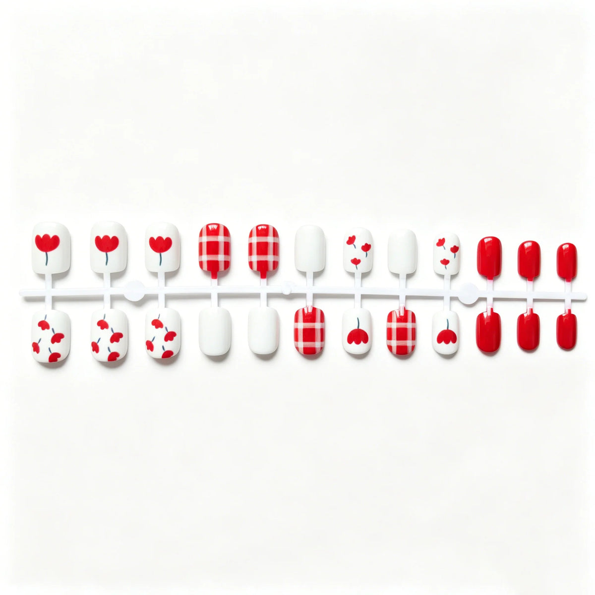 Nail Art Set Seasonal Floral Clear Nude Jelly