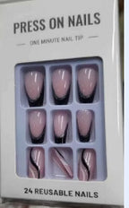 Nail Art Set Self-Adhesive Festive Glitter