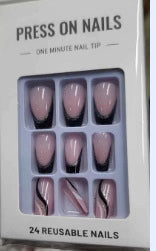 Nail Art Set Self-Adhesive Festive Glitter