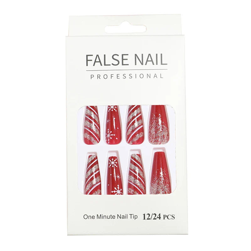 Nail Art Set Self-Adhesive Festive Glitter