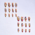 Nail Art Set Self-Adhesive Floral Designs