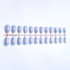 Nail Art Set Self-Adhesive Intricate Floral Chip-Resistant