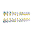 Nail Art Set Self-Adhesive Lemon & Floral Designs