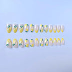 Nail Art Set Self-Adhesive Lemon & Floral Designs