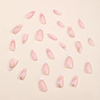 Nail Art Set Two-Tone Gold Detailing Long-Lasting