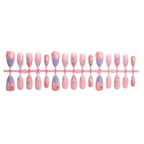 Nail Art Set Vibrant Patterns & Gem Accents