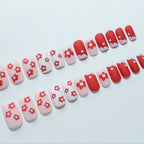Nail Art Set Vivid Floral Stickers & Tools