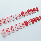 Nail Art Set Vivid Floral Stickers & Tools