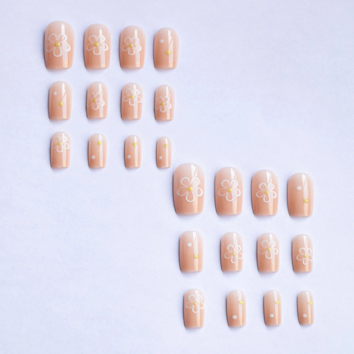 Nail Art Stickers Floral Design Long-Lasting & Easy Application