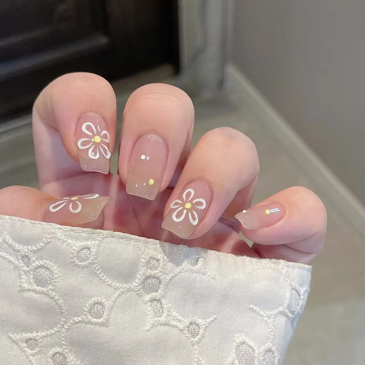 Nail Art Stickers Floral Design Long-Lasting & Easy Application